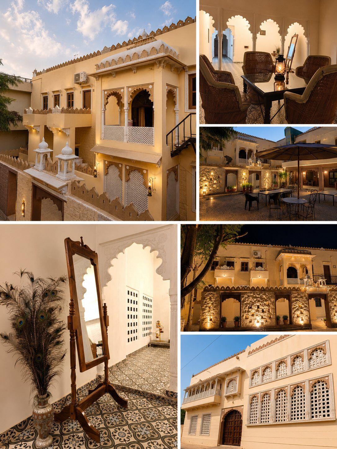 Interior details collage